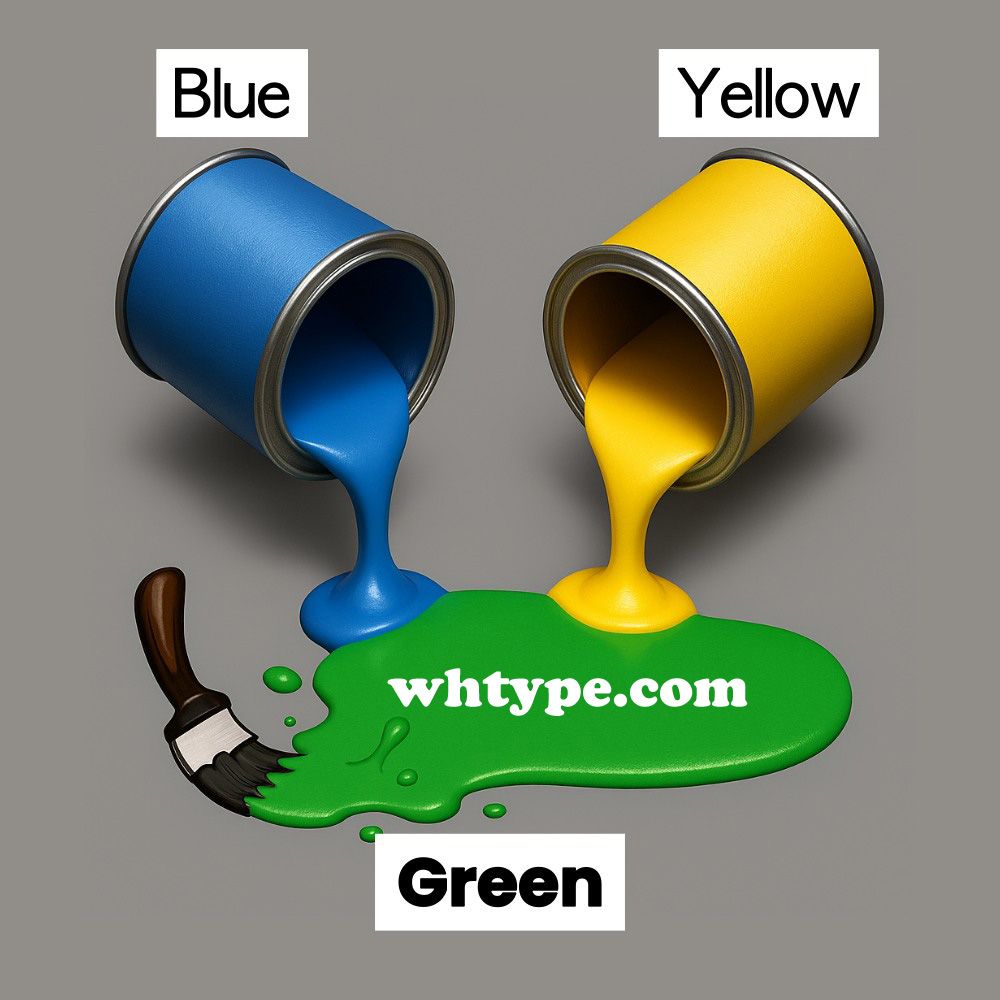 color mixing tricks green