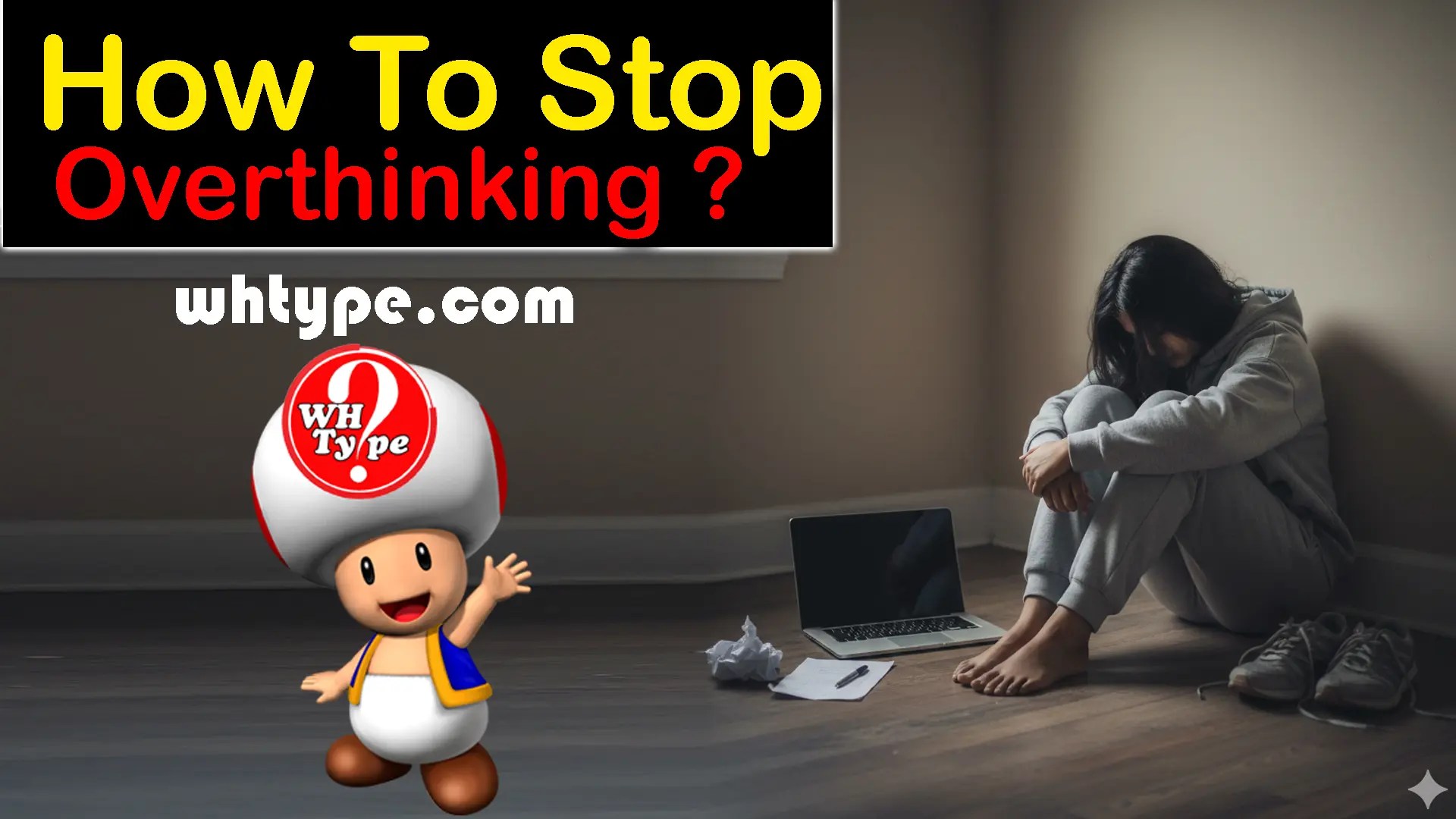 overthinking girl image